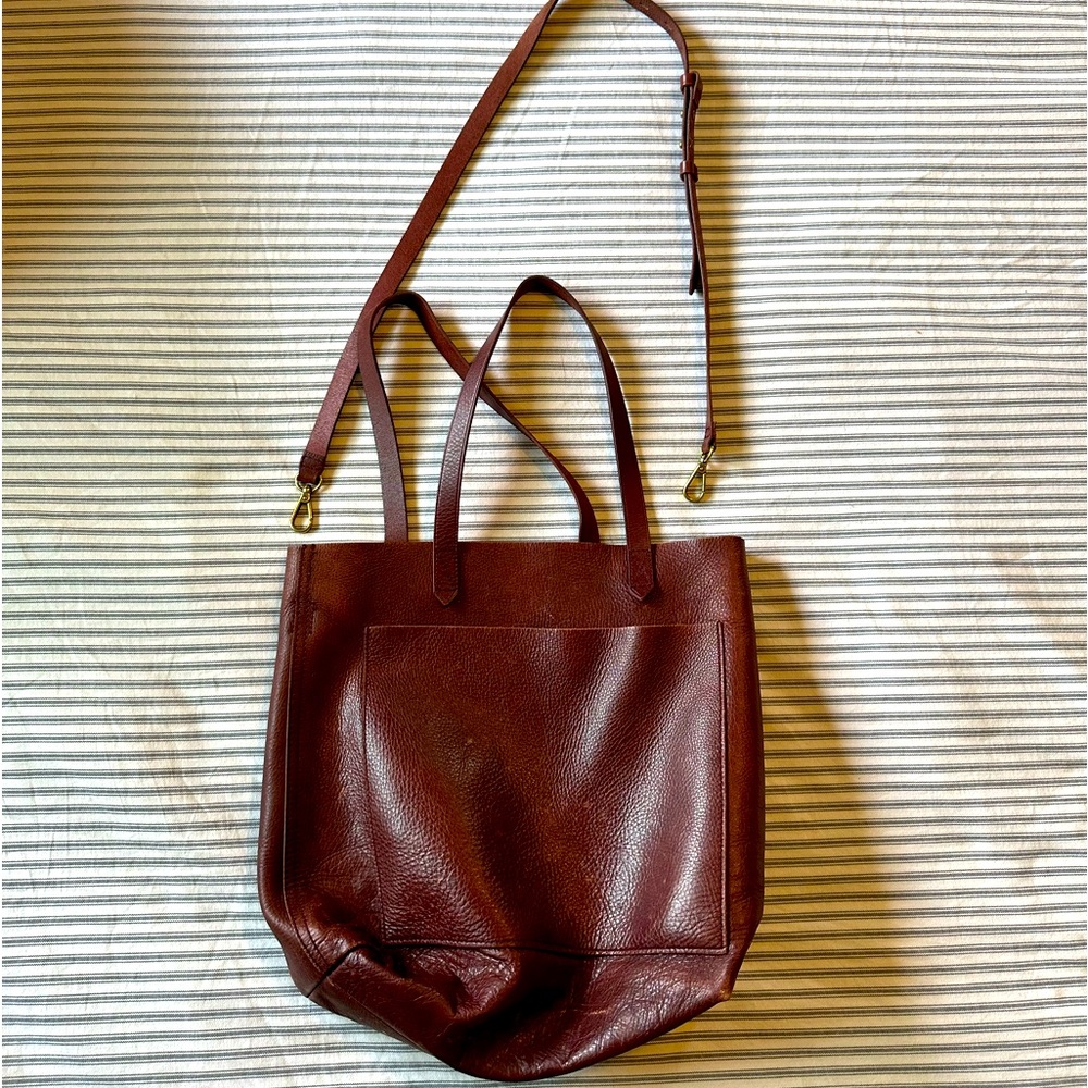 Madewell wine colored shoulder bag